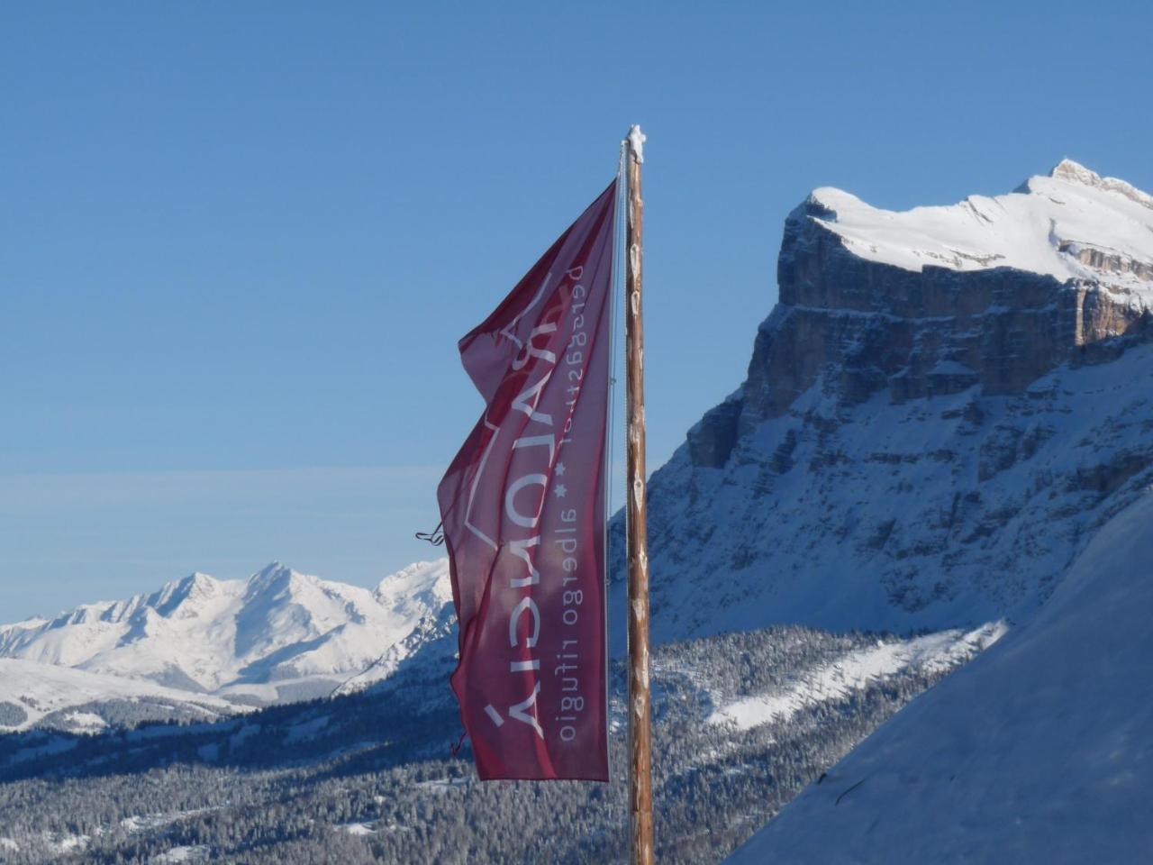 Rifugio Alpino Pralongia Villa Corvara In Badia Bagian luar foto